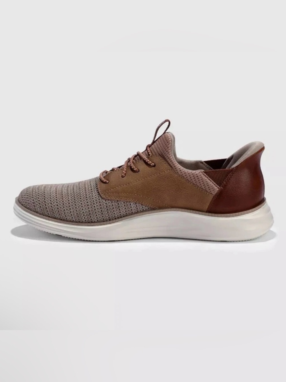 S Sport by Skechers Men's Donovan Step-Ins Sneakers - Light Brown 13 - Picture 3 of 4